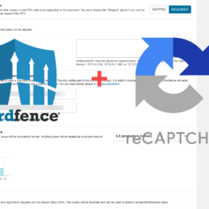 ตั้งค่าreCAPTCHA-Wordfence